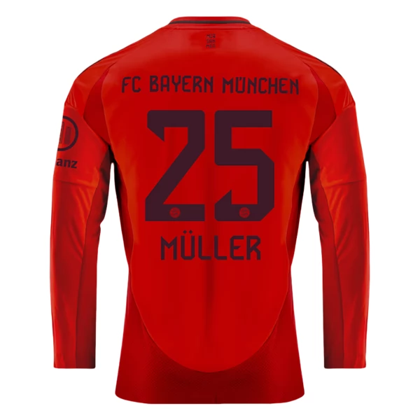 Prima Maglia Müller Bayern Monaco 2024/2025 Manica Lunga